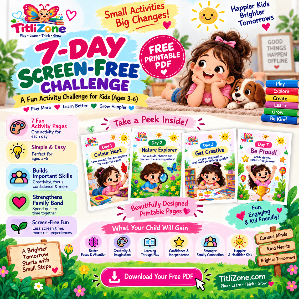 7-Day Screen-Free Challenge for Kids - Image 2