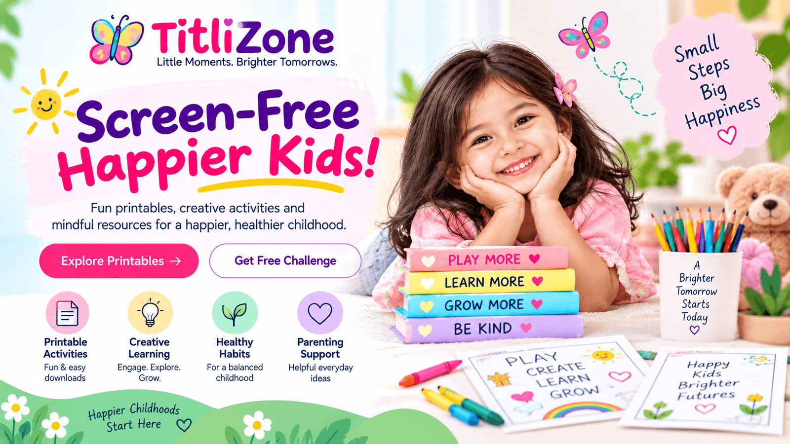TitliZone screen-free activities for kids